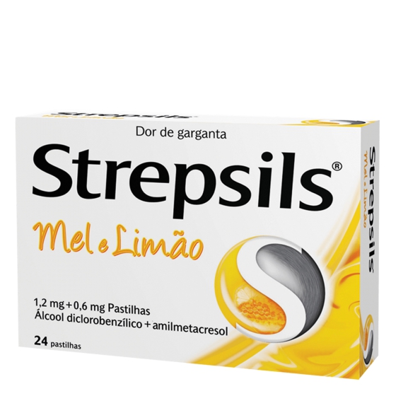 STREPSILS MEL LIM PST 0,6+1,2 MG X 24