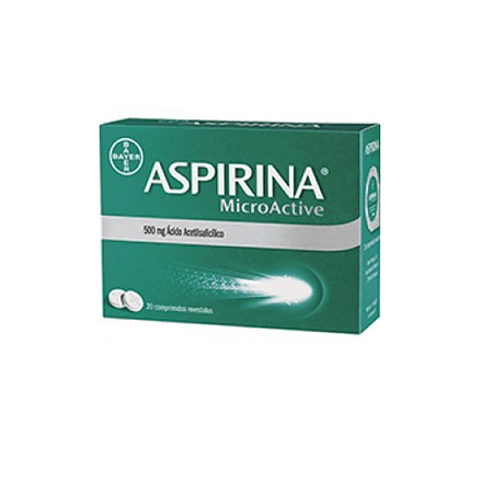 ASPIRINA MICROACTIVE 500 MG COMP REV  - 20