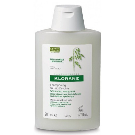 KLORANE CHAMPOO SH LEITE AVEIA 200 ML