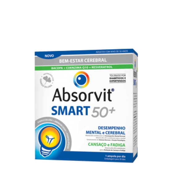 ABSORVIT SMART50+ AMP 10 ML X 30
